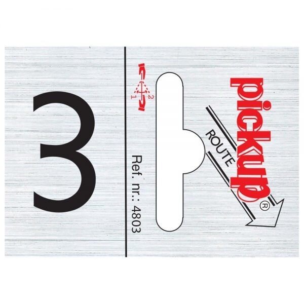 BORD ALULOOK 60X44MM CIJFER 3.