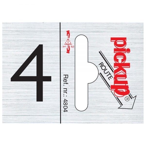 BORD ALULOOK 25X44 CIJFER 4