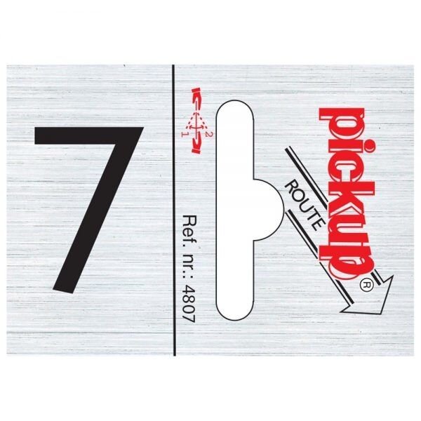 BORD ALULOOK 25X44 CIJFER 7.