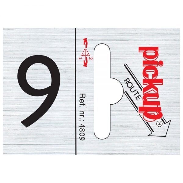 BORD ALULOOK 25X44 CIJFER 9.