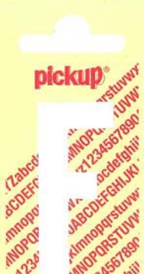 PLAKLETTER F NOBEL 150MM WIT