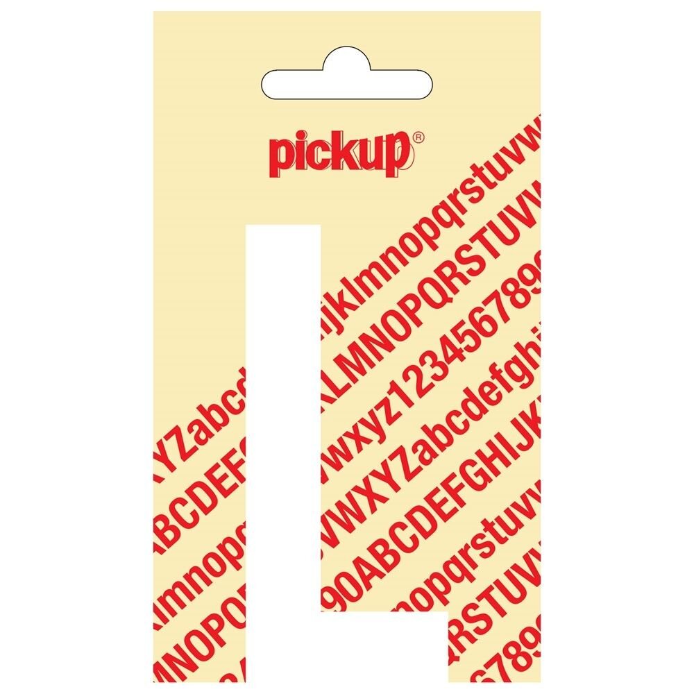PLAKLETTER L NOBEL 90MM WIT