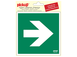 PICTOGRAM VINYL 15X15 RICHTINGSPIJL 90