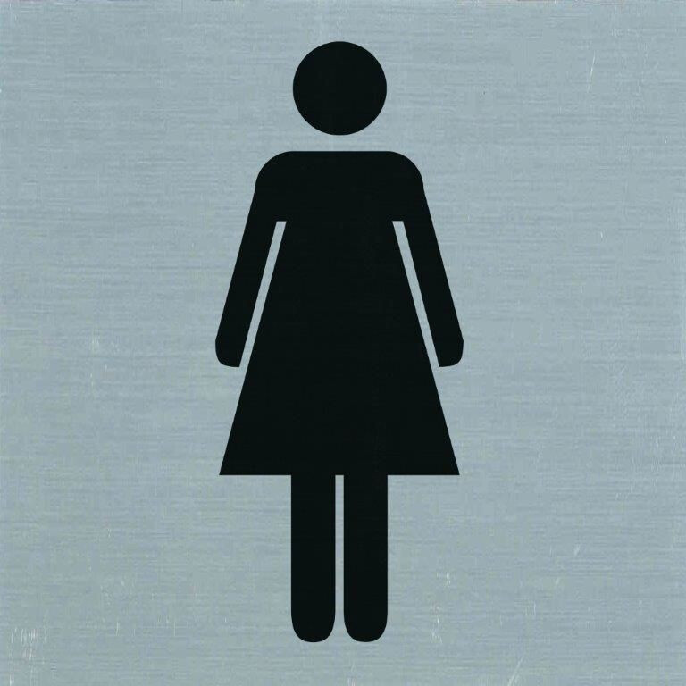 PICTOGRAM 80X80MM DAMES