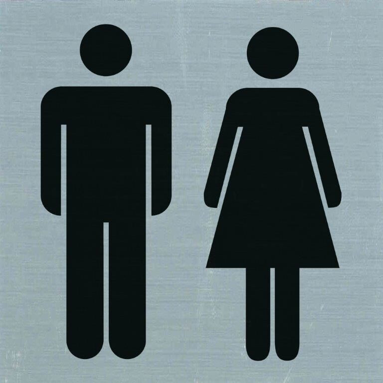 PICTOGRAM 80X80MM TOILETTEN