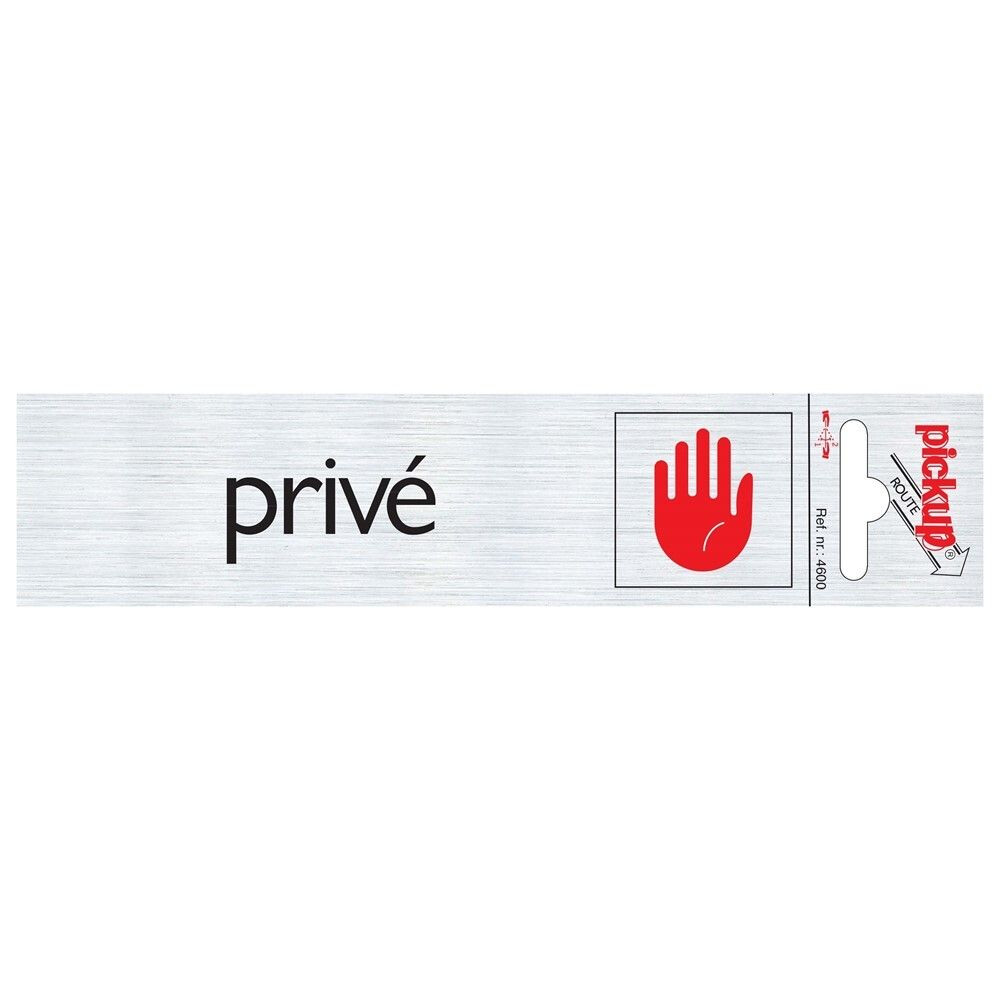 PICTOGRAM 165X44MM PRIVE