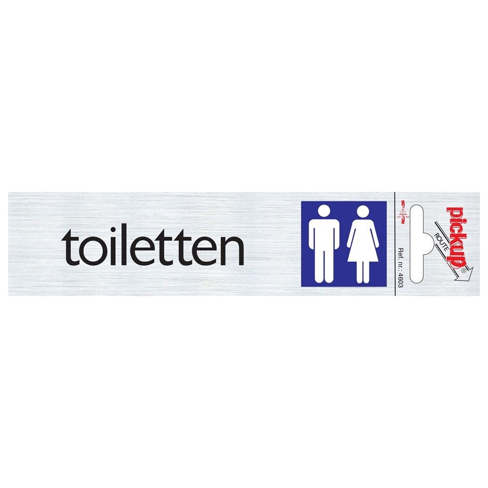 PICTOGRAM 165X44MM TOILETTEN