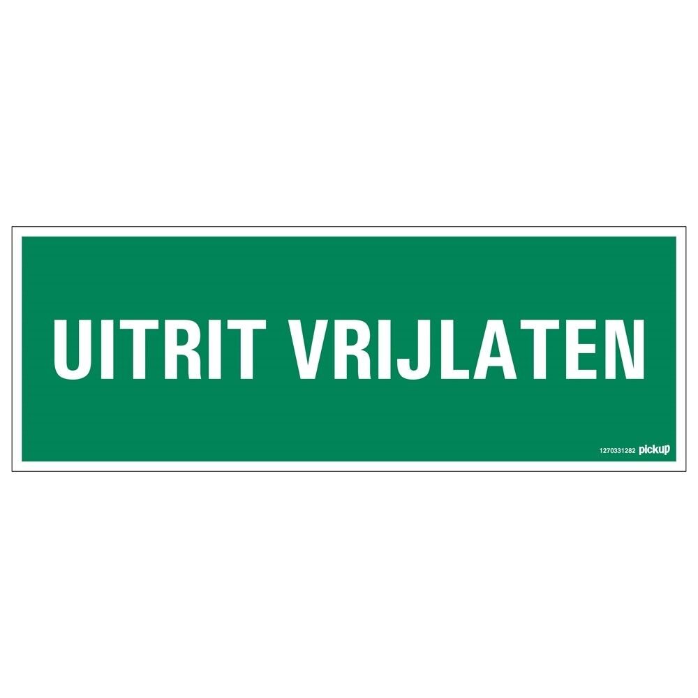 BORD 33X12CM UITRIT VRIJLATEN