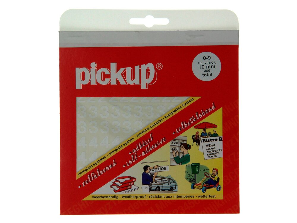 CIJFERBOEK HELVETICA WIT 10MM
