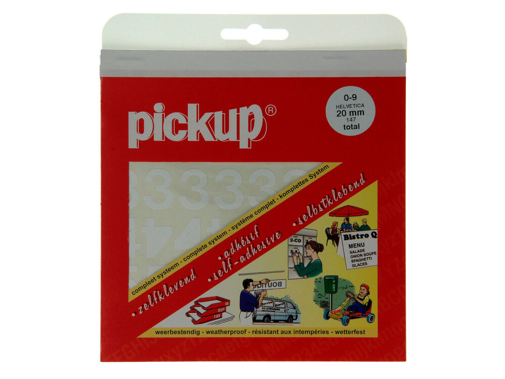 CIJFERBOEK HELVETICA WIT 20MM