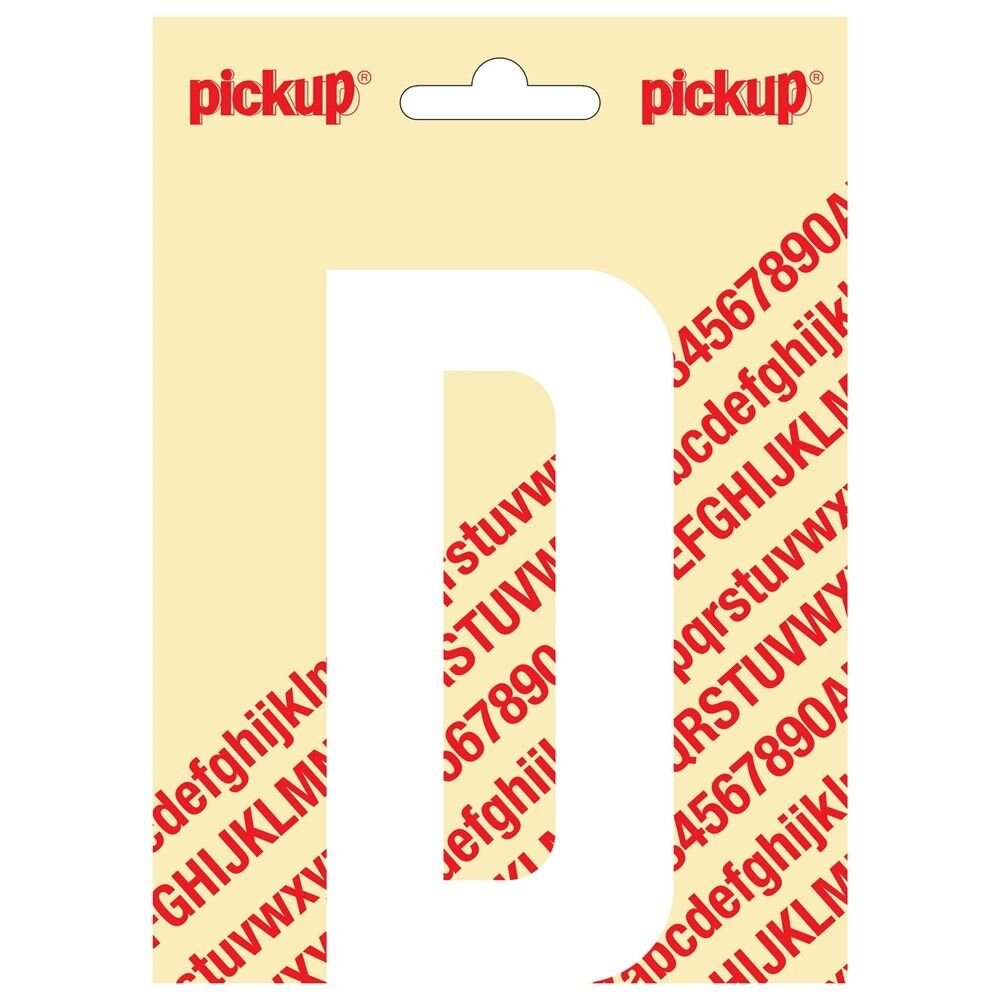 PLAKLETTER D NOBEL 120MM WIT