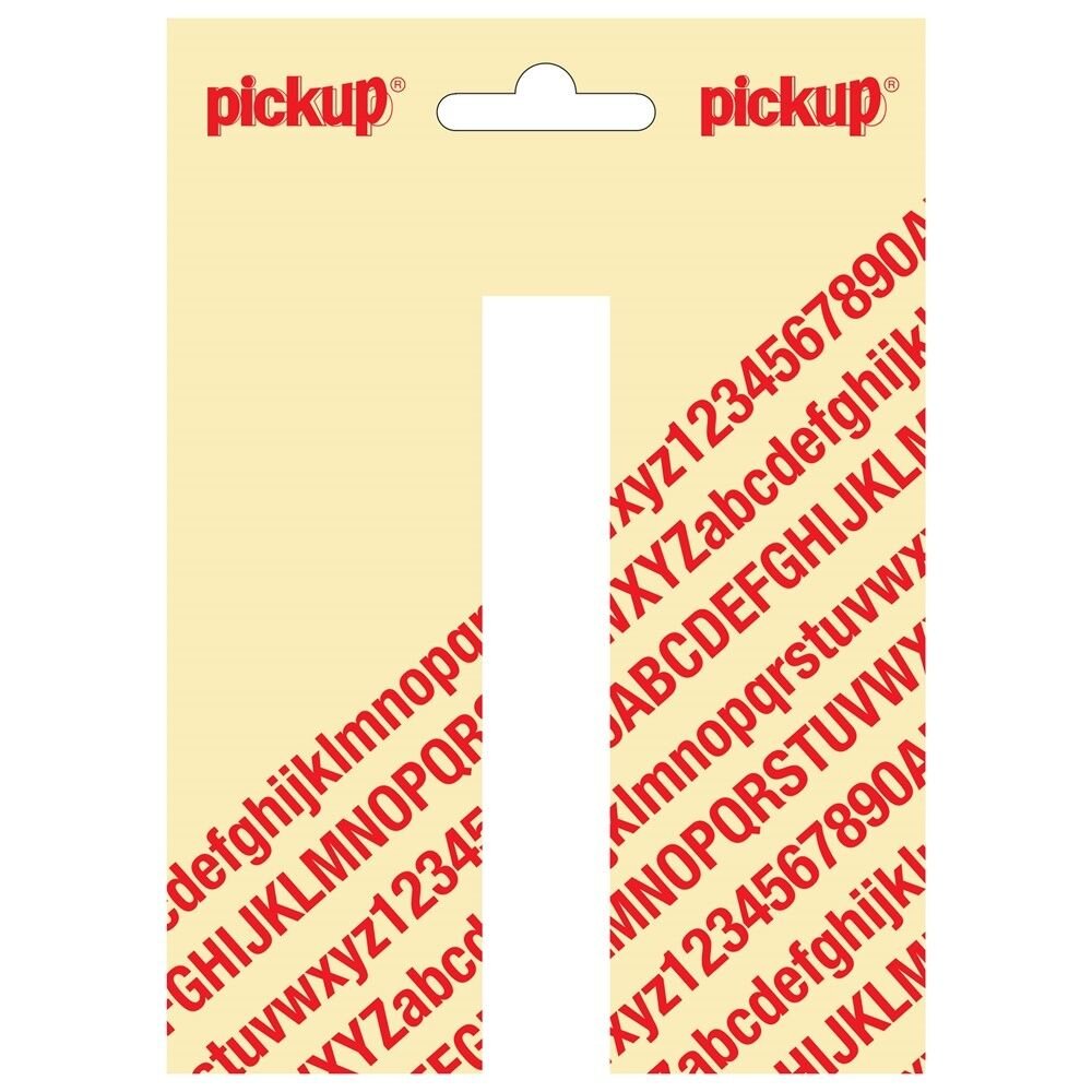 PLAKLETTER I NOBEL 120MM WIT