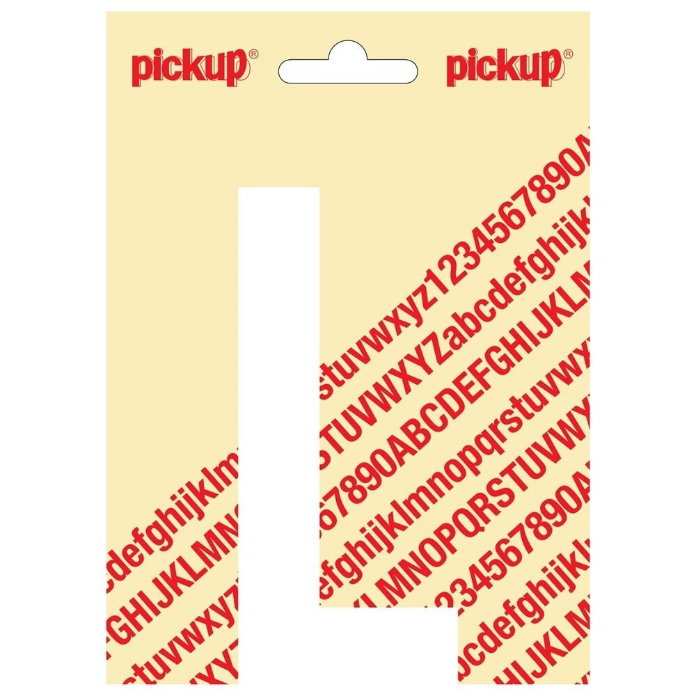 PLAKLETTER L NOBEL 120MM WIT
