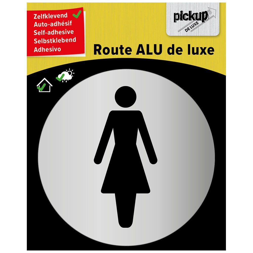 ROUTE ROND BRUSHED ALU DAME PICTO ROND