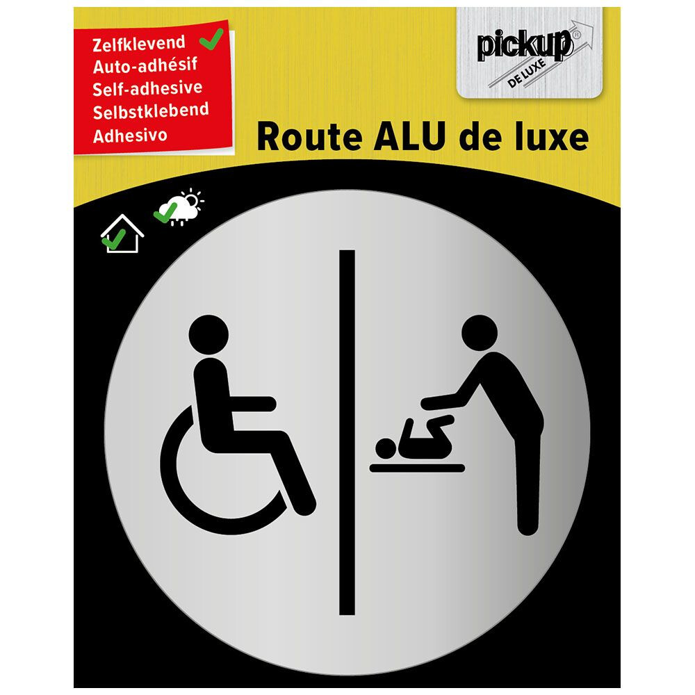 ROUTE ROND BRUSHED ALU ROLSTOEL/BABY