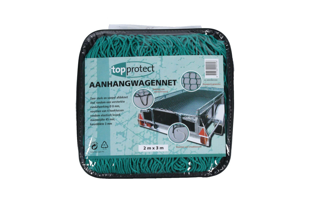 AANHANGWAGENNET 200X300 MET HOEKLUSSEN