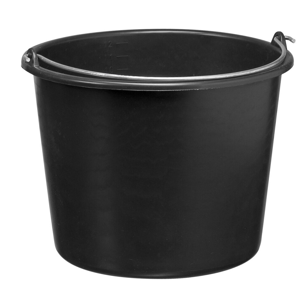 ECO BOUWEMMER 20 LITER ZWART MET BEUGEL