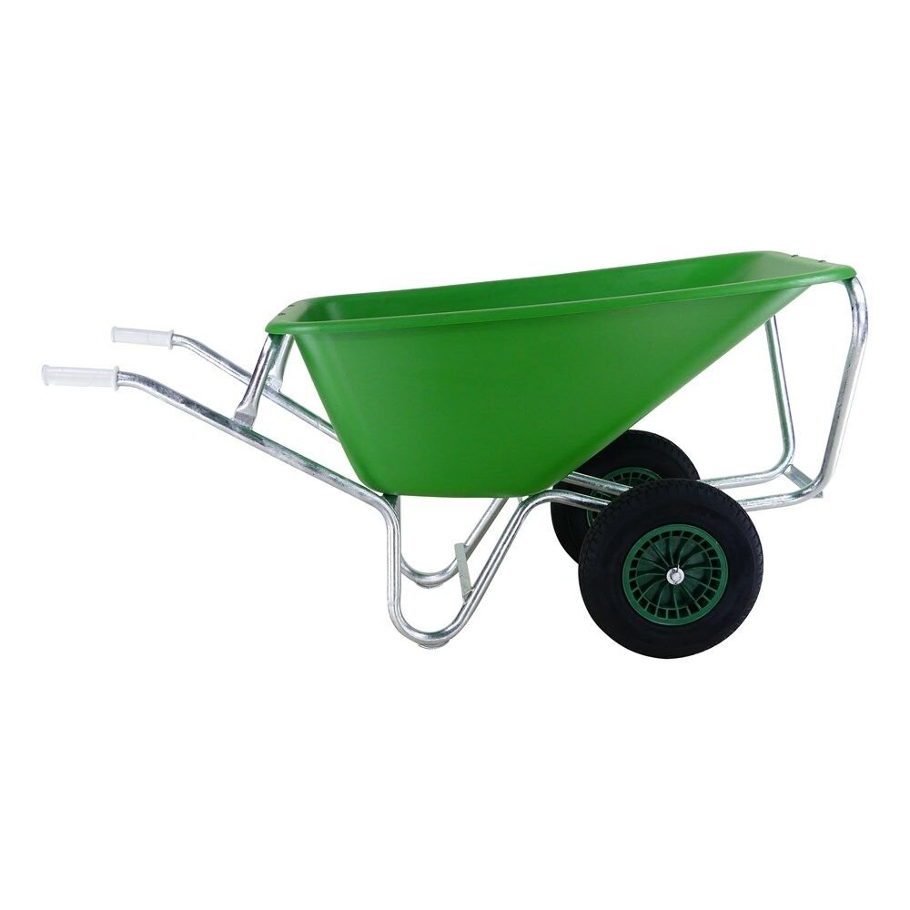 KRUIWAGEN PE GROEN 2 WIEL 165 L