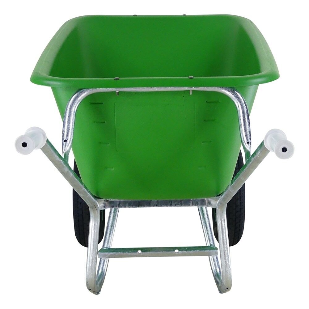 KRUIWAGEN PE GROEN 2 WIEL 165 L