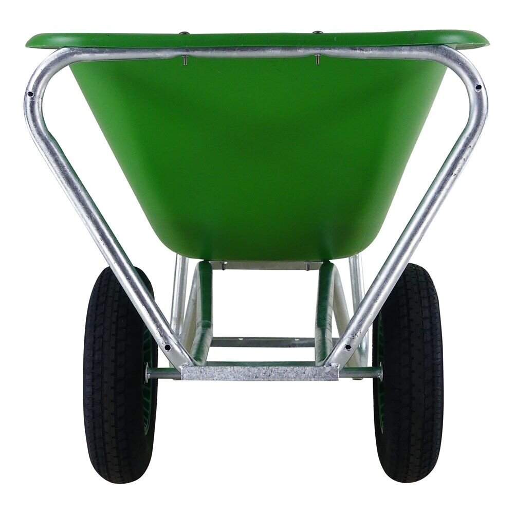KRUIWAGEN PE GROEN 2 WIEL 165 L