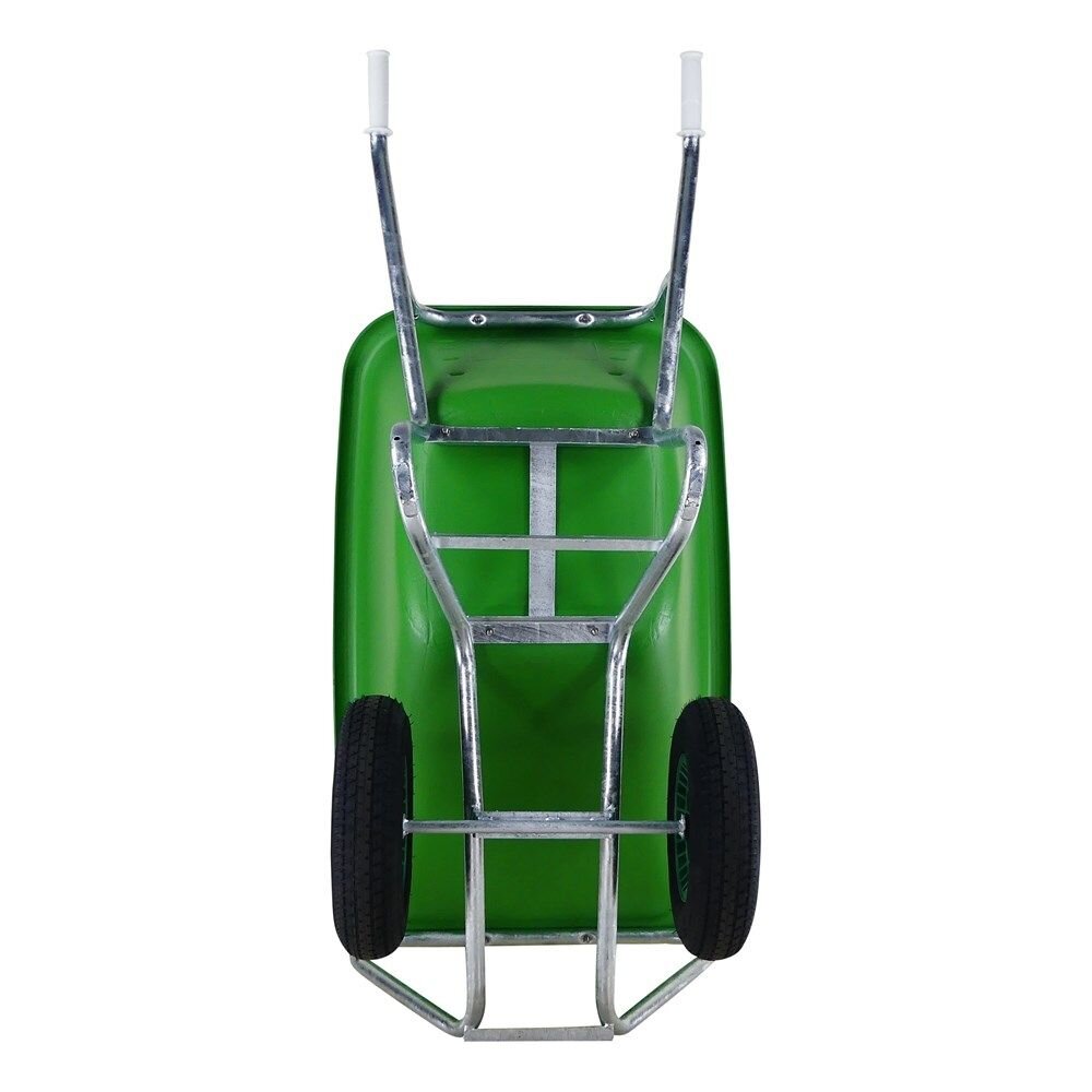 KRUIWAGEN PE GROEN 2 WIEL 165 L