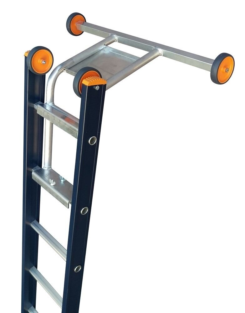 ALUMINIUM AFHOUDER MET WIEL (SPORTAFSTAND 25)