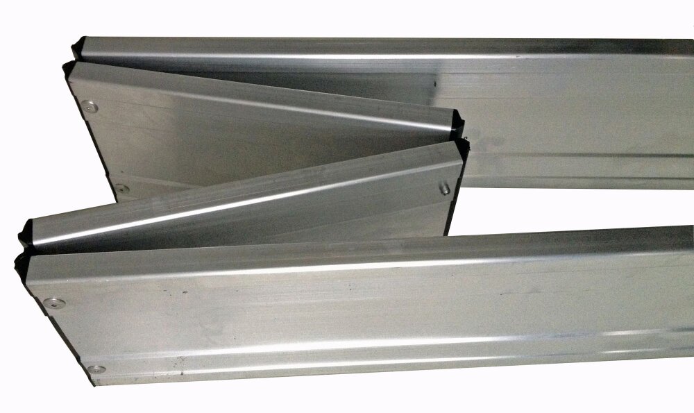 ALUMINIUM INKLAPBARE KANTPLANKSET 135-250
