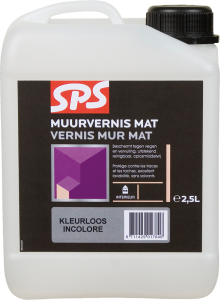 MUURVERNIS MAT 2,5 LTR