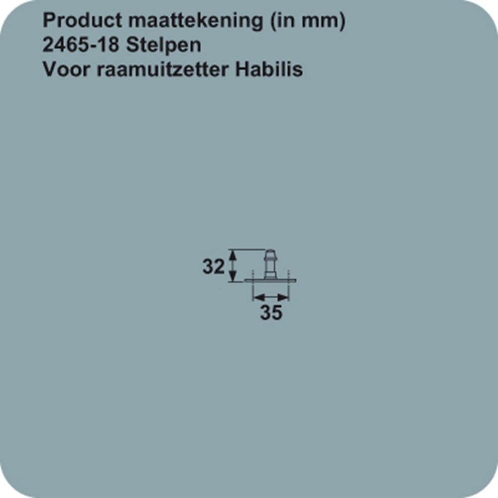 GEGALV.STELPEN TYPE 18 32 X 35MM HABILIS