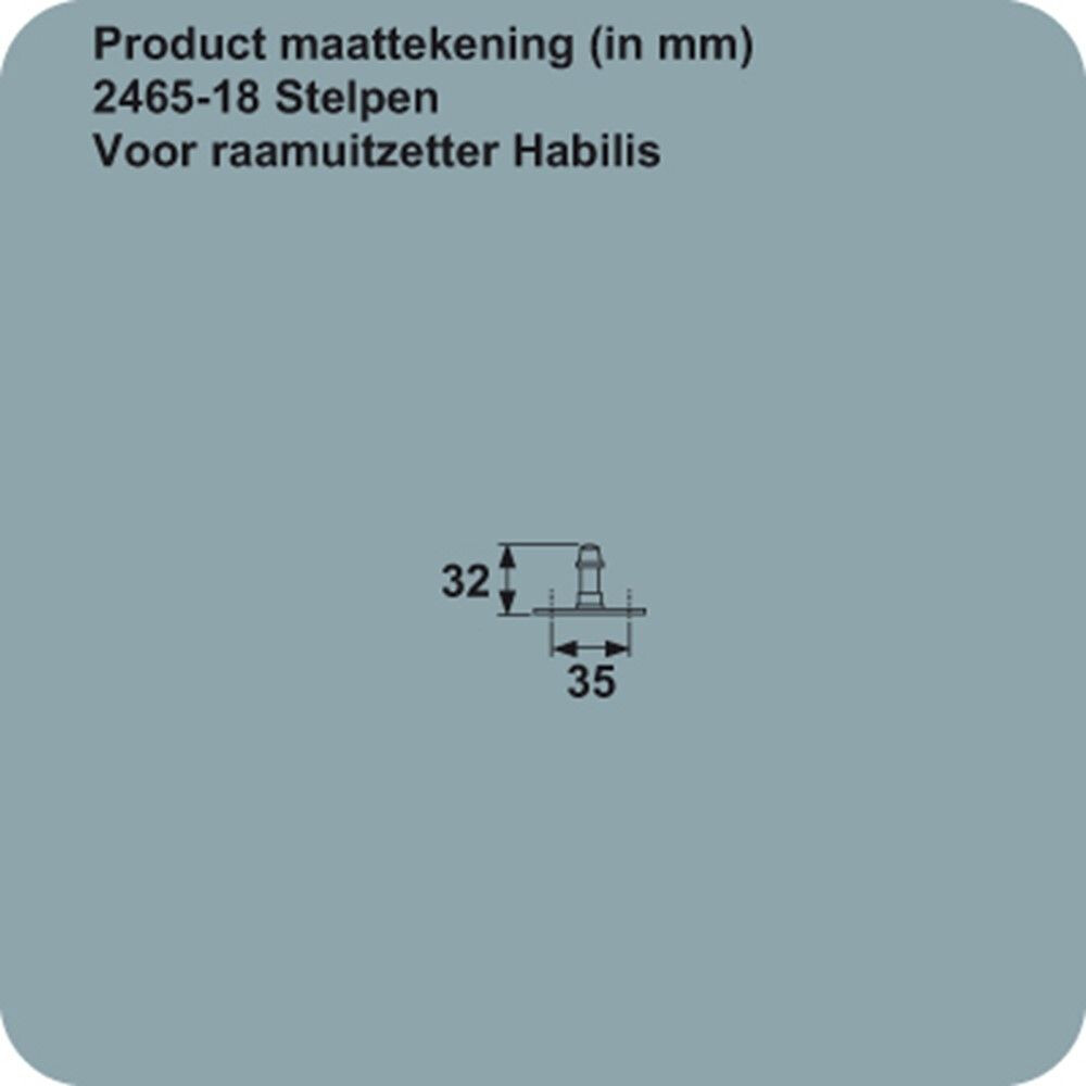 RVS STELPEN TYPE 18 32 X 35MM HABILIS