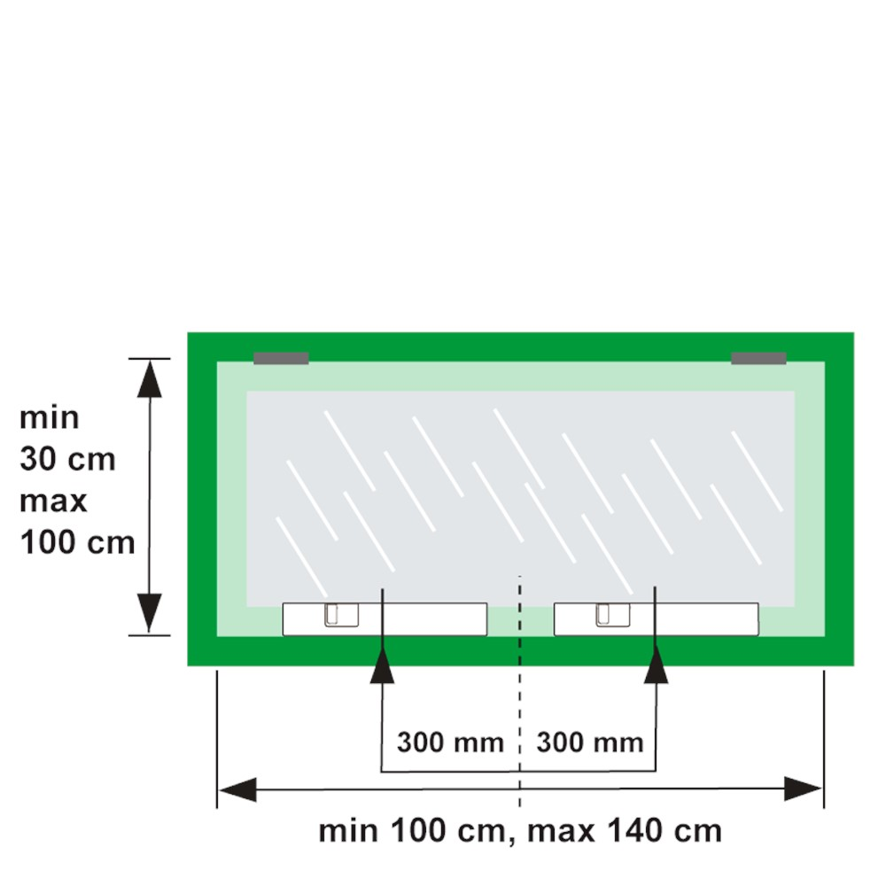 BOVENLICHTSLUITER 2900-00-98BL WIT