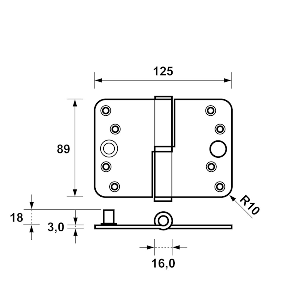 PAUMELLE LINKS 89 X 125MM 1202-37-23-V4