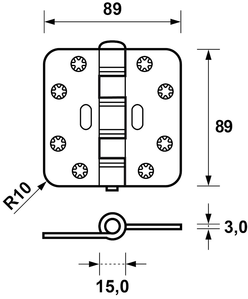 SMART-EASYFIX 89 X 89MM TGS 3MM