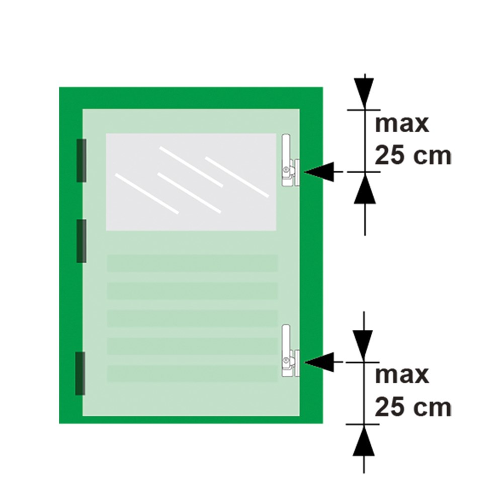 RAAMBOOM CILINDER ZWART RECHTS