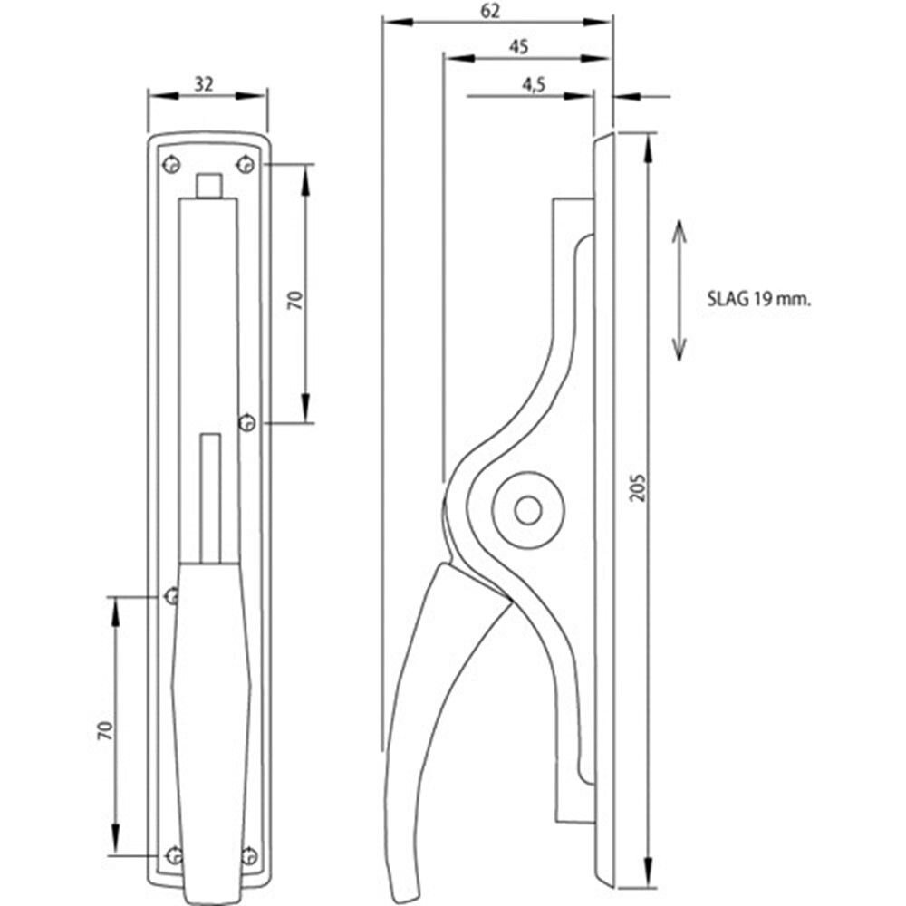 STAAF VOOR POMPESPAGNOLET1 VZ 9-225 CM