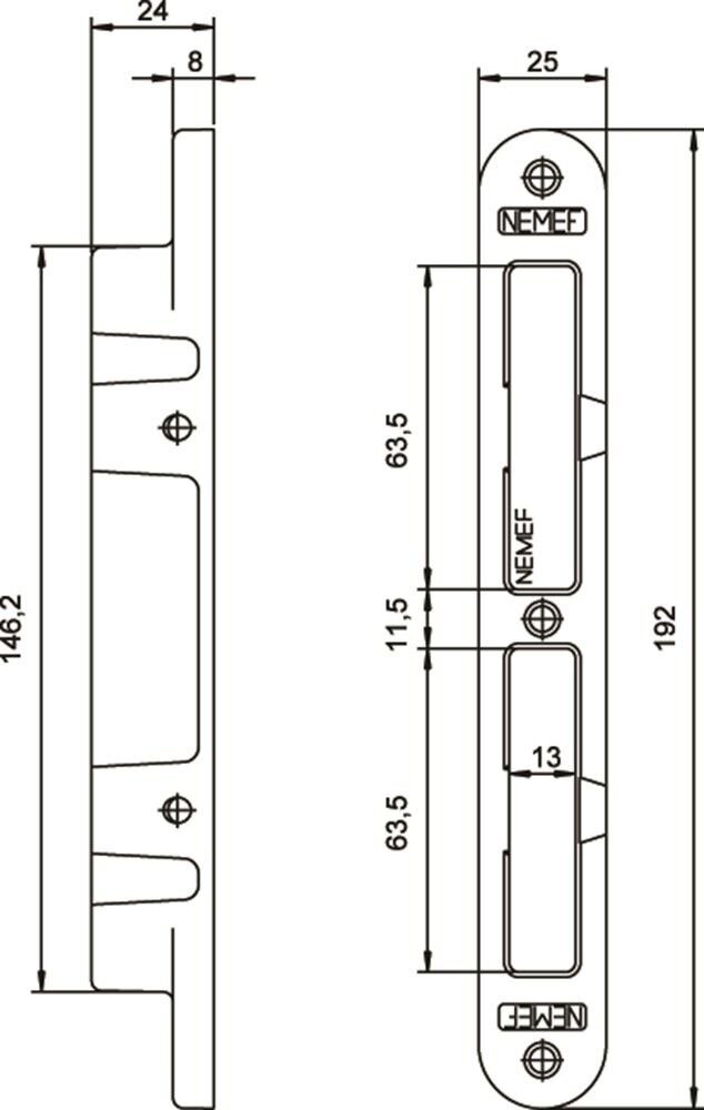 SLUITKOM VS-4000 ZWART GELAKT