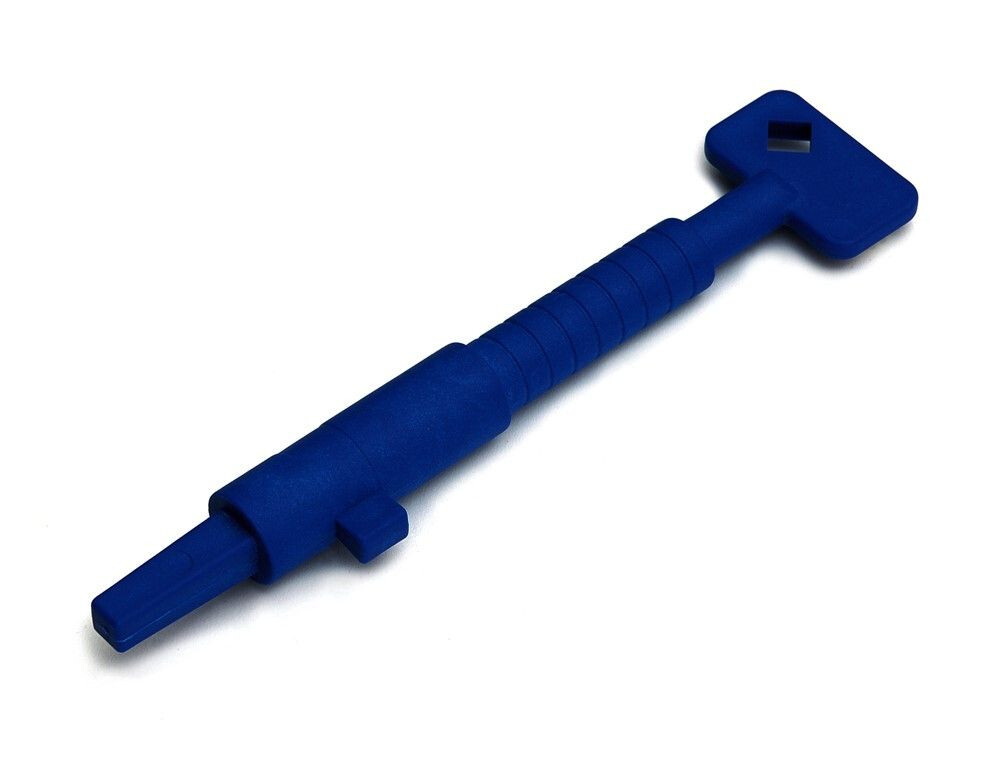 BOUWSLEUTEL BLAUW KUNSTSTOF
