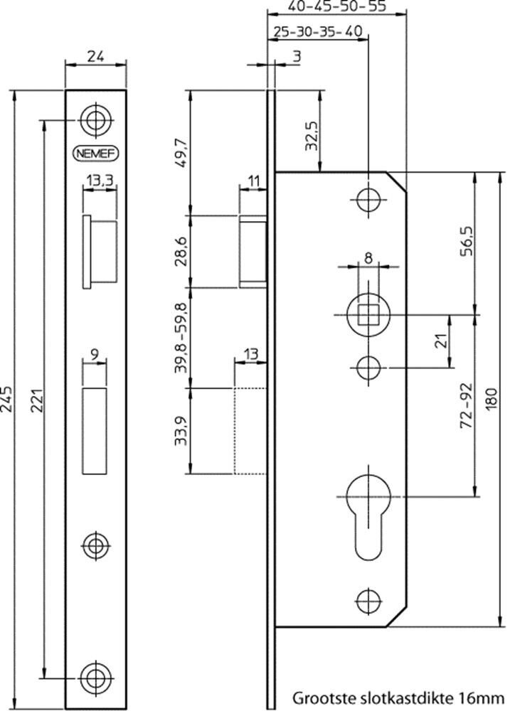 SLOT 8691/14-30MM RS SMAL MODEL