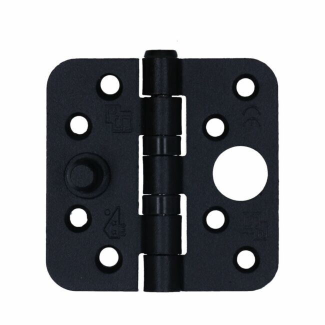 SCHARNIER ZW. NYLON 76X76X2.4 (2ST) ROND