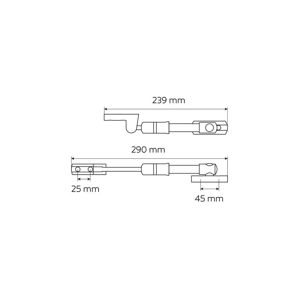 VEILIG TELEUITZETTER 90MM WIT