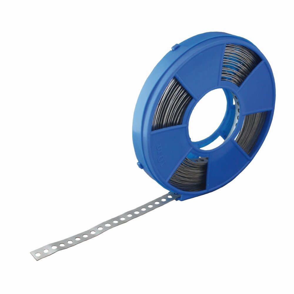 MONTAGEBAND 12 X 0,8MM VLAK 10 MTR
