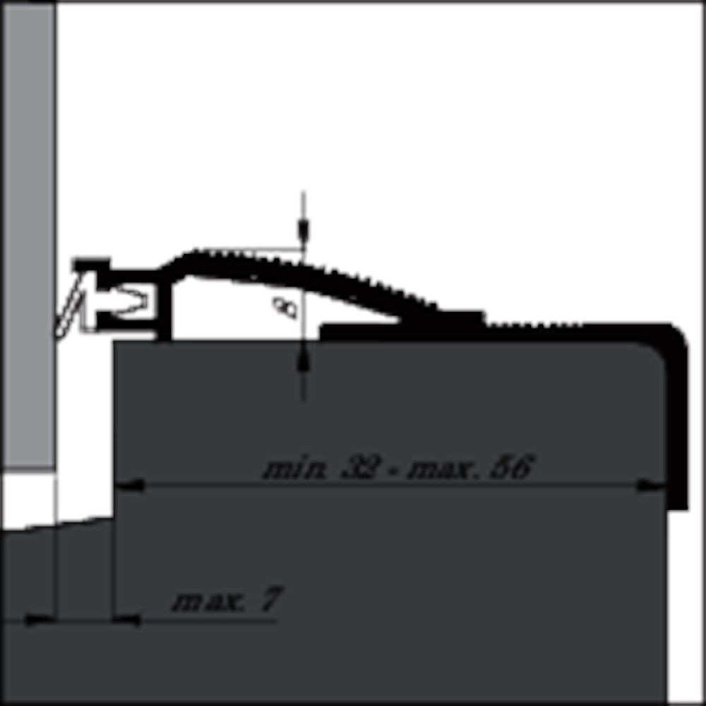 SLIJTDORPEL ARP-6 100CM  (DORPEL TOTAAL)