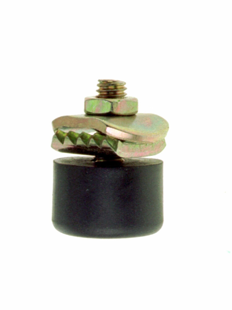 RAILSTOP MET RUBBER BUFFER COMER 40/7R