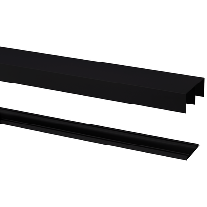 STOREMAX SCHUIF RAIL ALU ZWART MAT 360CM