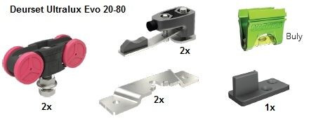ONDERDELENSET VOOR INDOORLINE ULTRALUX