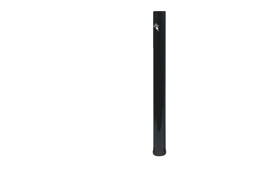 TAFELPOOT 60MM ZWART 705-735MM (4ST)