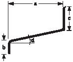 ALU WATERSLAG WA50 250CM