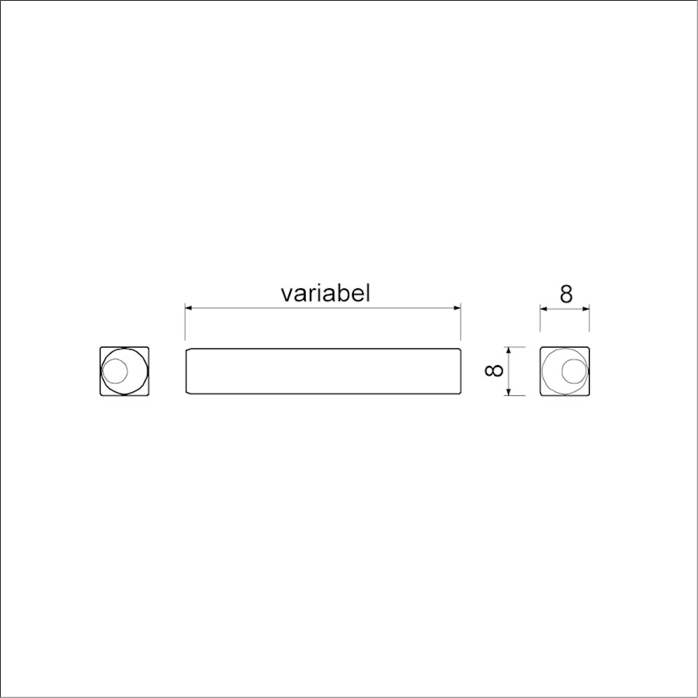 PROFIELSTIFT 8 X 120MM