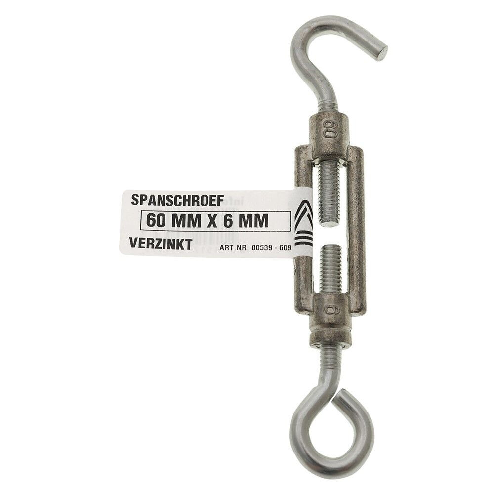 SPANSCHROEF 6 X 60MM VERZINKT