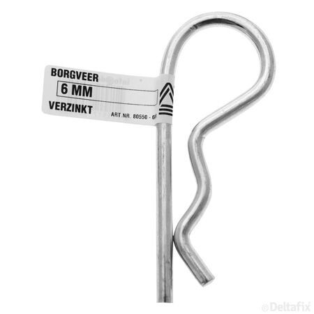 BORGVEER 4MM VERZINKT
